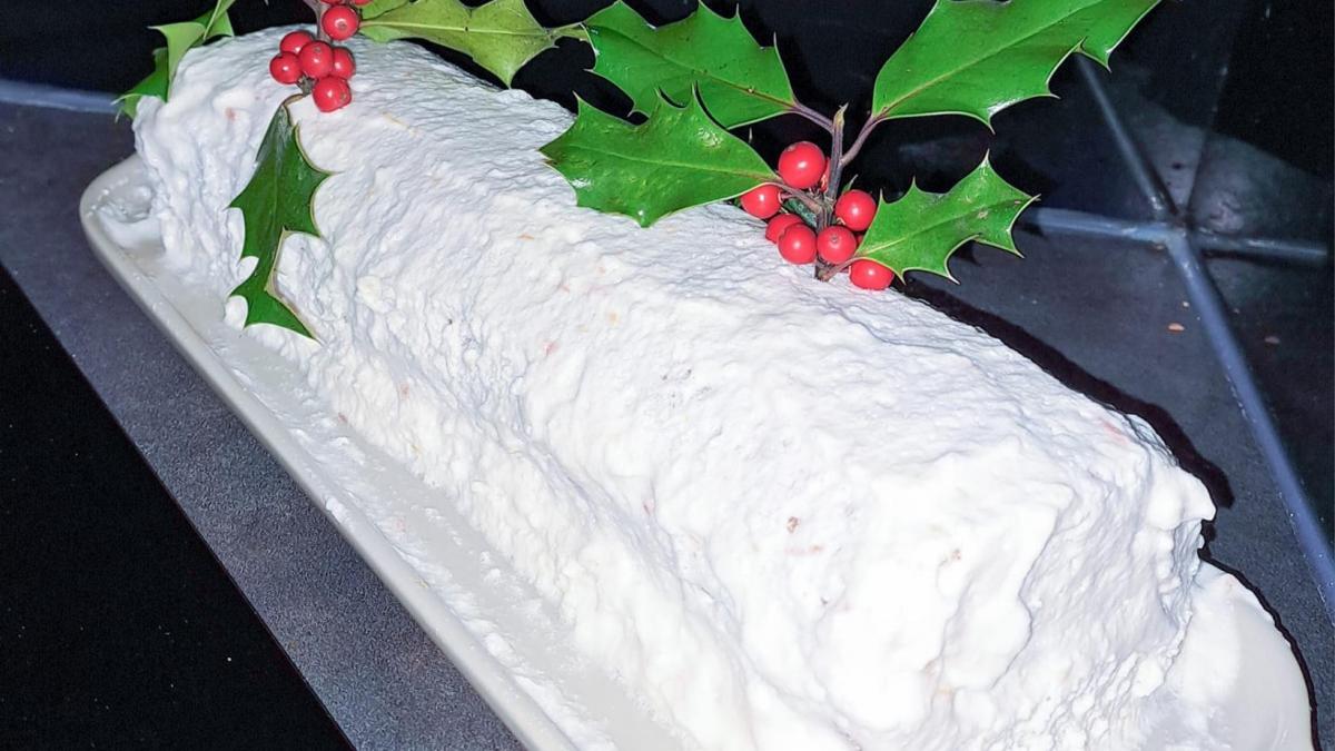 Bûche au Fromage Blanc & zeste de pamplemousse