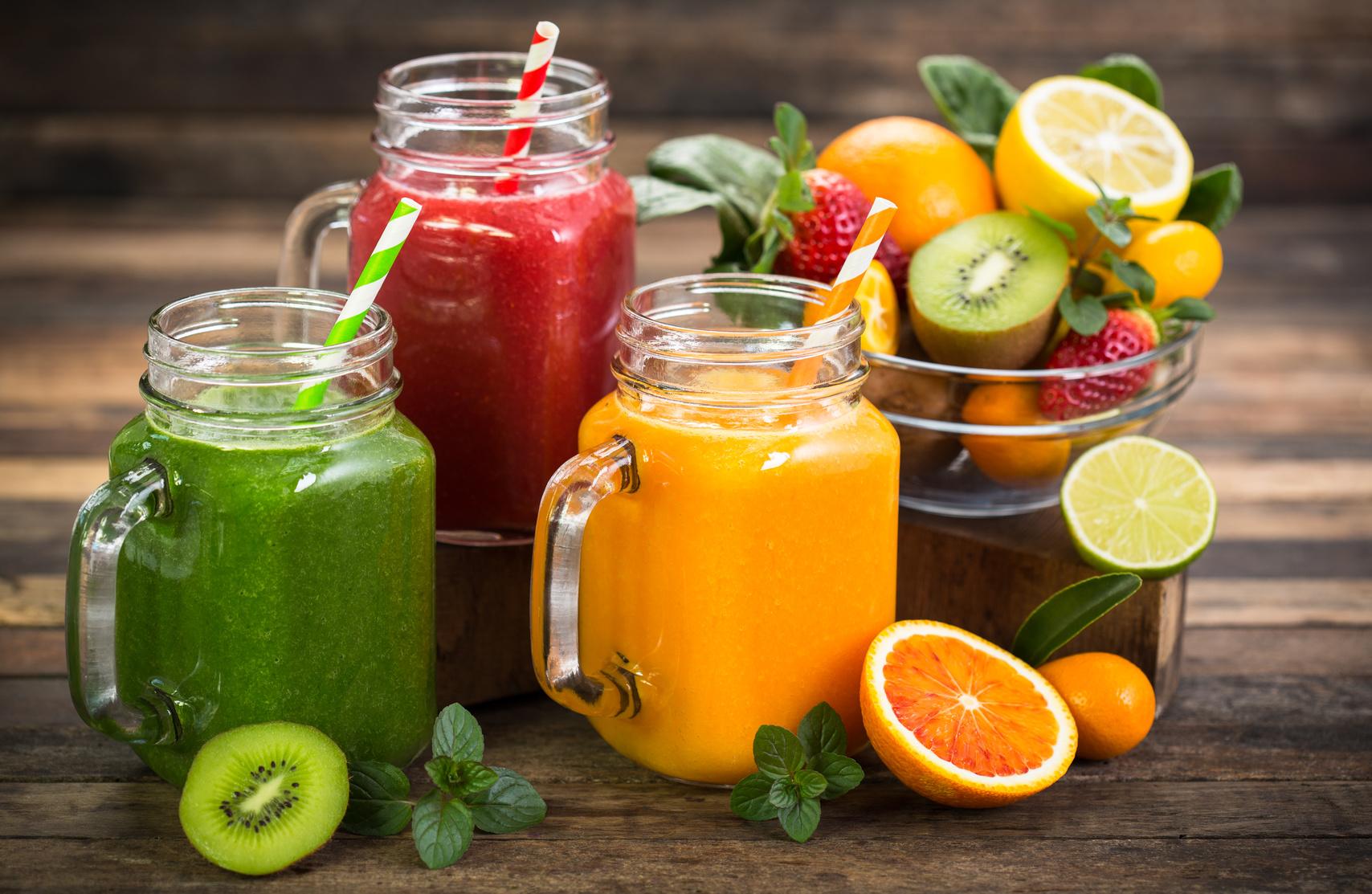 Smoothies fruits legumes sante